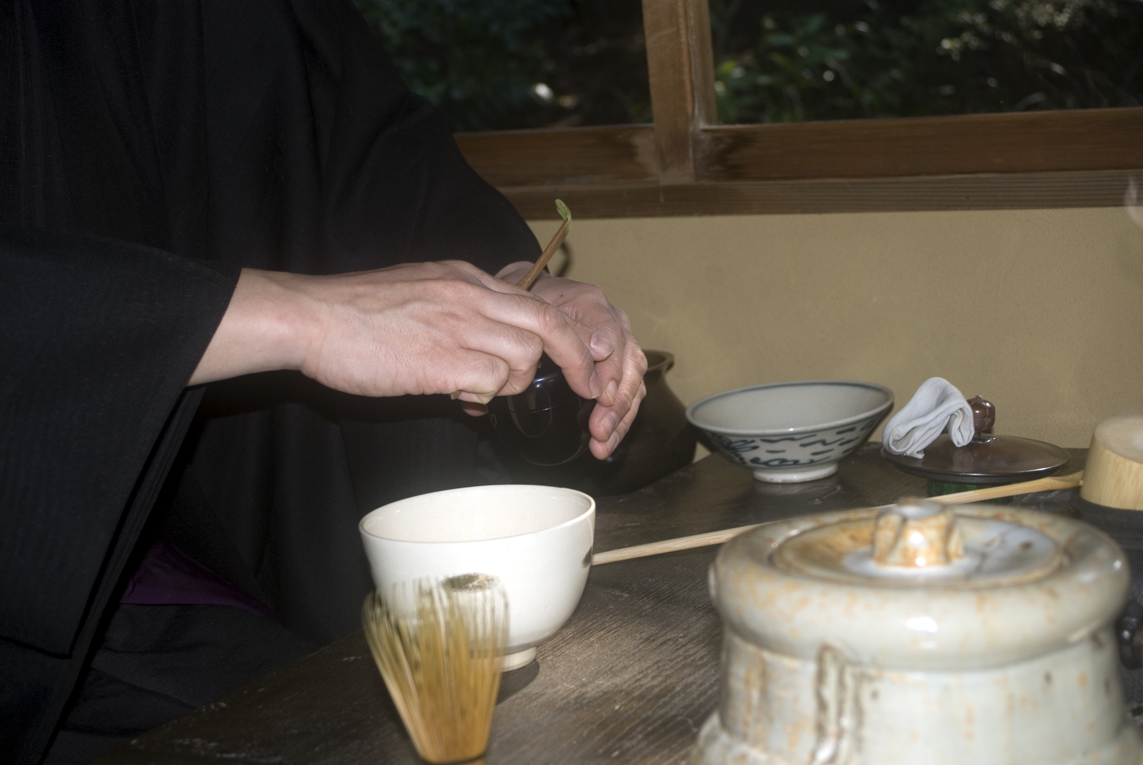 Целью чайной церемонии было очищение души и достижение гармонии с миром и природой